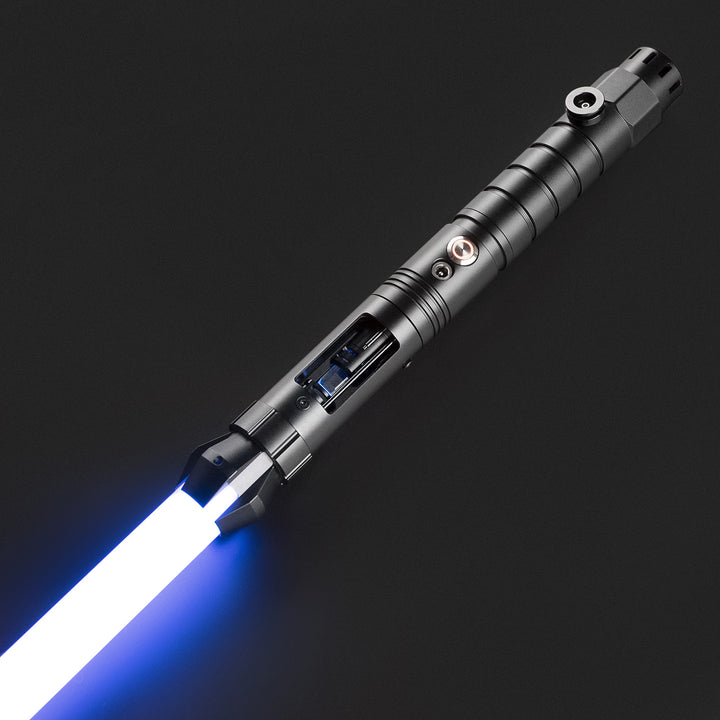 DamienSaber Lightsaber Starkiller V1 Light Saber SK1 Crystal Black Hilt 32CM