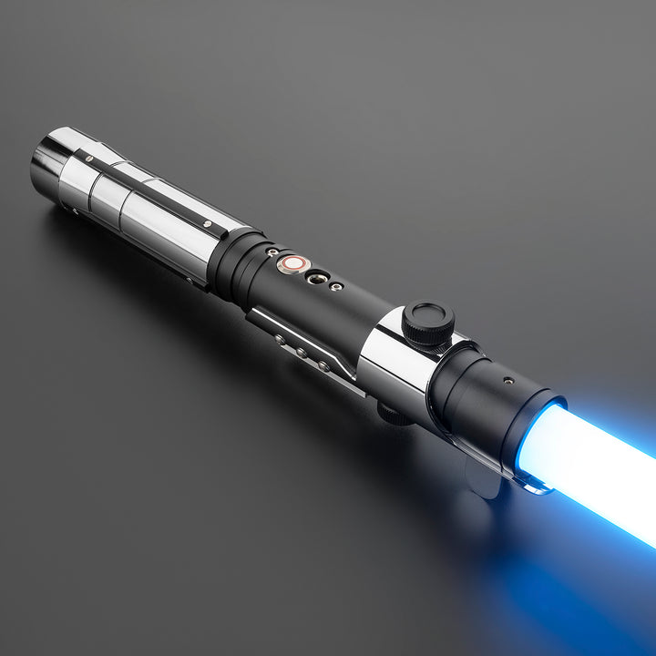 DamienSaber Lightsaber Starkiller Inspired Graflex Blue Light Saber Hilt 29CM
