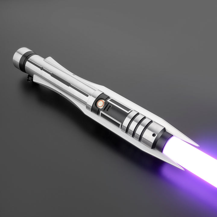 DamienSaber Lightsaber Lightsaber RVJ Force Purple Combat Saber Hilt 30.1CM