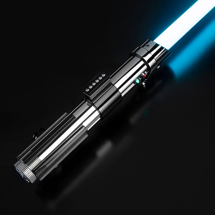 DamienSaber Lightsaber Anakin Skywalker EP2 Xenopixel V3 Sensitive Smooth  Swing Lightsaber Bluetooth Hilt 25CM