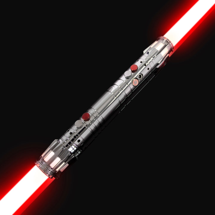 DamienSaber Lightsaber Double Bladed Light Saber Infinite Color Changing Hilt 28.5CM