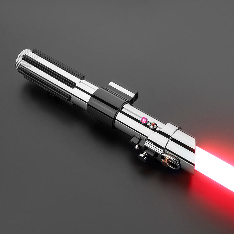 DamienSaber Lightsaber Anakin Skywalker EP2 Xenopixel V3 Sensitive Smooth  Swing Lightsaber Bluetooth Hilt 25CM