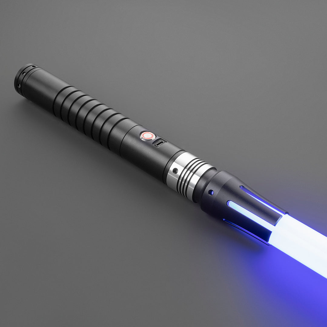 DamienSaber Lightsaber Duel Light Saber Infinite Color Chaging with 34 Sound Fonts Hilt 29CM