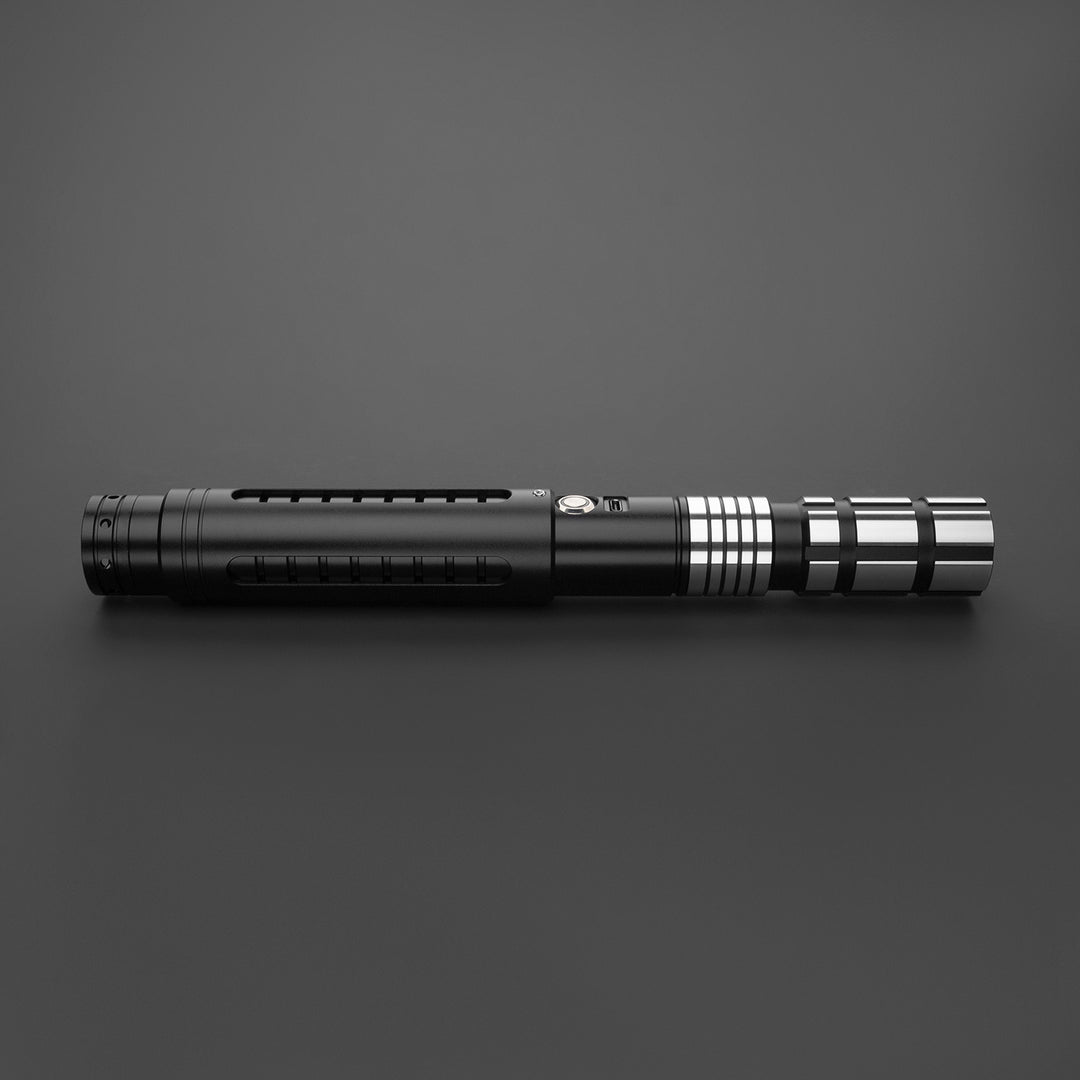 DamienSaber Lightsaber Dual Tone Light Saber Infinite Color Chaging with 34 Sound Fonts Hilt 29CM