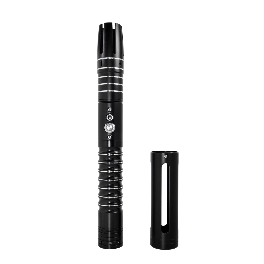 DamienSaber Lightsaber Dual Tone Light Saber Infinite Color Chaging with 34 Sound Fonts Hilt 28.8CM