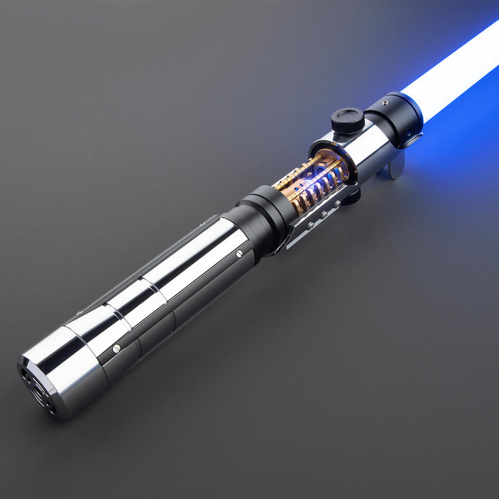 DamienSaber Lightsaber Starkiller V1 Light Saber with Crystal XENO3.0 Pogo Core Bluetooth Hilt 29CM