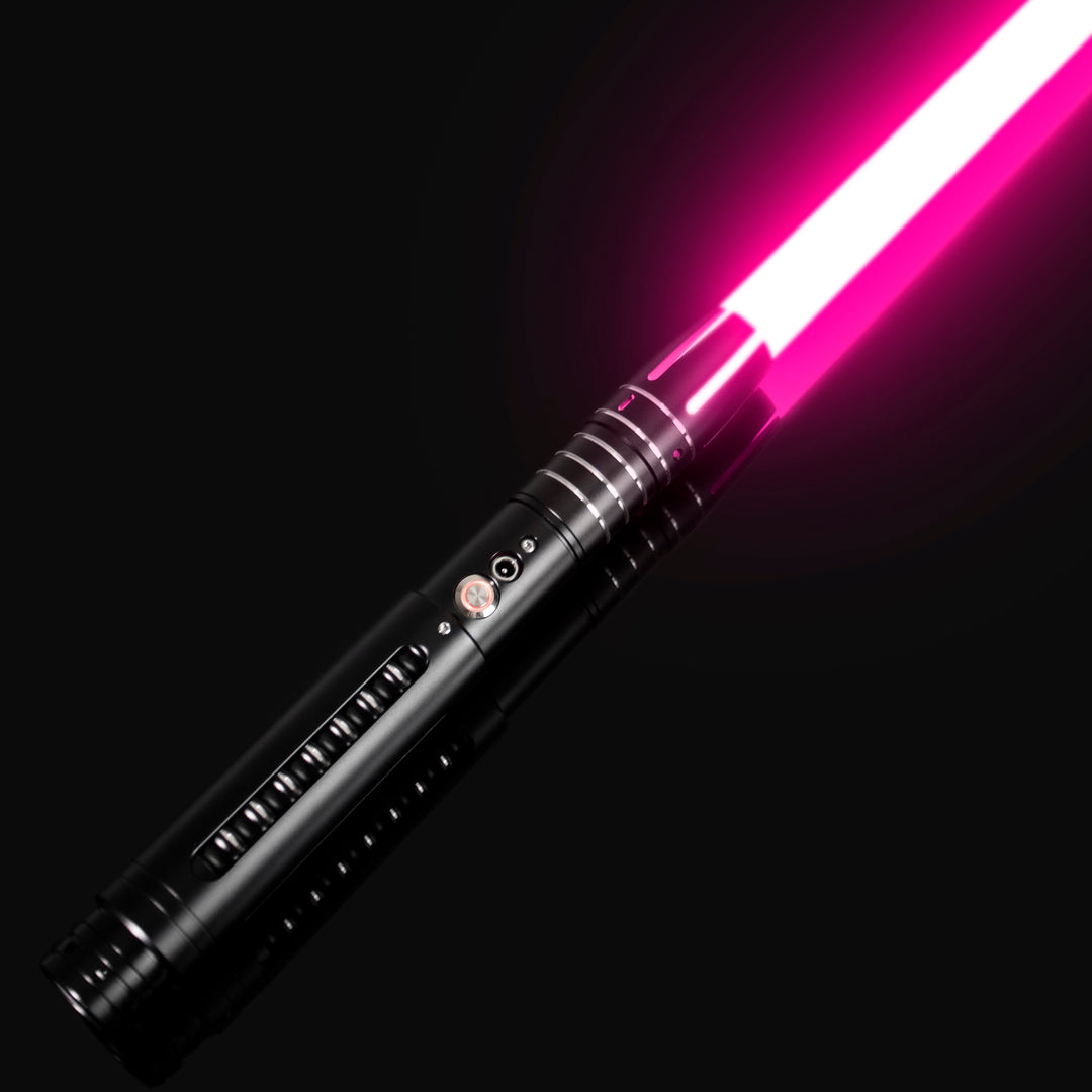 DamienSaber Lightsaber Dual Tone Light Saber Infinite Color Chaging with 34 Sound Fonts Hilt 28.8CM