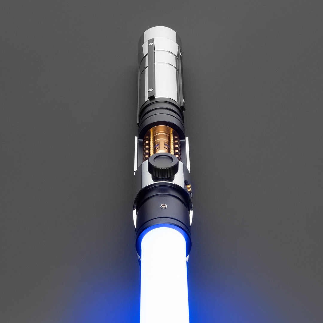 DamienSaber Lightsaber Starkiller V1 Light Saber with Crystal XENO3.0 Pogo Core Bluetooth Hilt 29CM