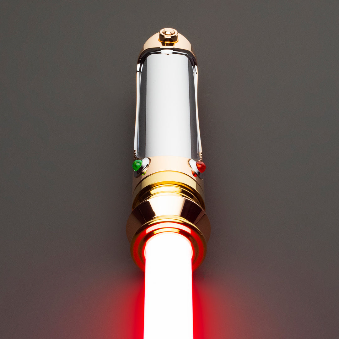 DamienSaber Lightsaber Emperor DS Sith Black Emperor Palpatine Light Saber Red Short Hilt 21.5CM