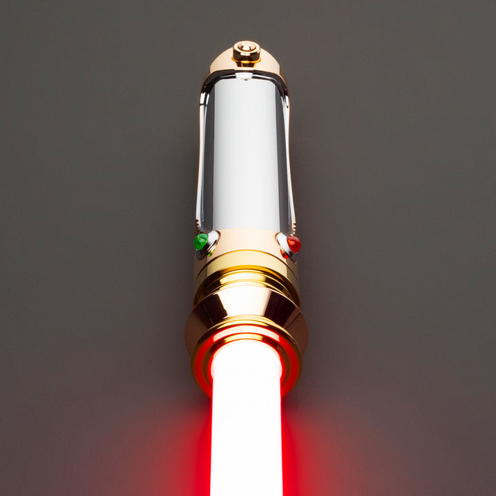 DamienSaber Lightsaber Emperor DS Sith Black Emperor Palpatine Light Saber Red Short Hilt 21.5CM