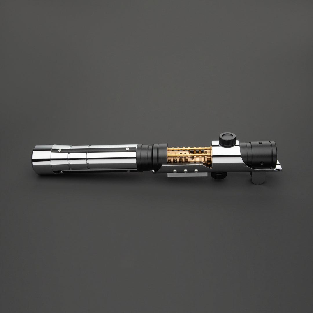DamienSaber Lightsaber Starkiller V1 Light Saber with Crystal XENO3.0 Pogo Core Bluetooth Hilt 29CM