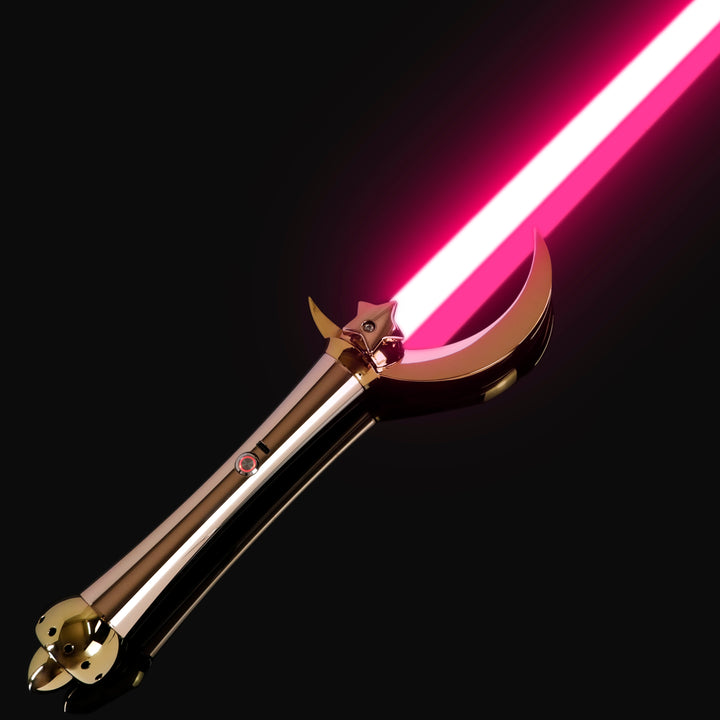 DamienSaber Lightsaber Custom Golden Sailor Moon Light Saber Force Heavy Dueling Hilt 40.5CM