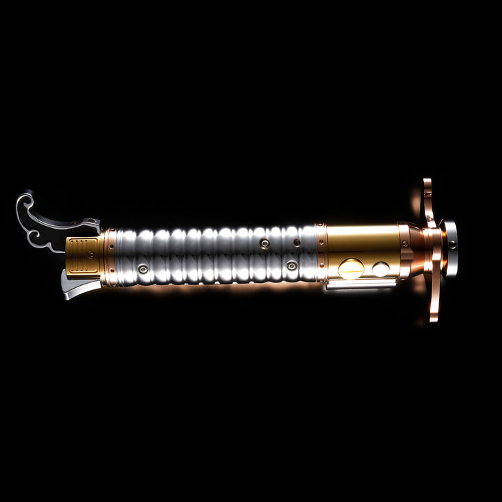 DamienSaber Lightsaber Force FX Lop Lightsaber Green Heavy Dueling Motion Control Hilt 25.5CM