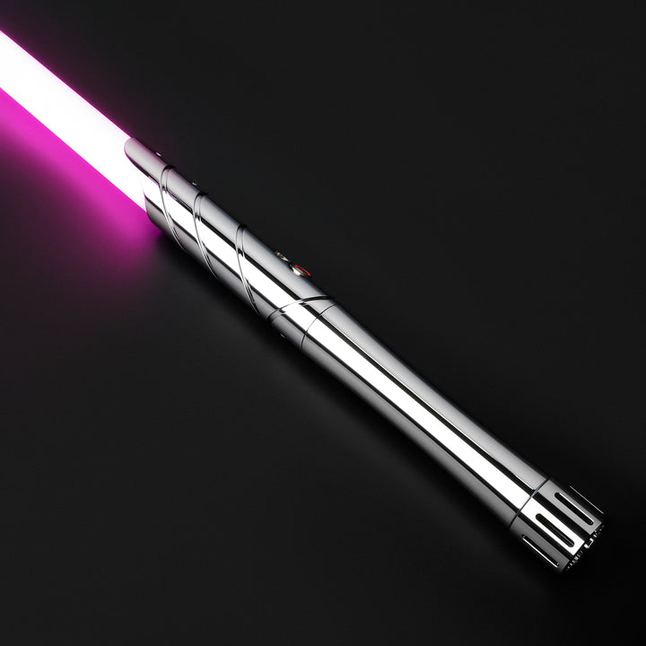 DamienSaber Lightsaber Plating Silver Hilt Design Xenopixel V3 Light Saber Hilt 31.5CM