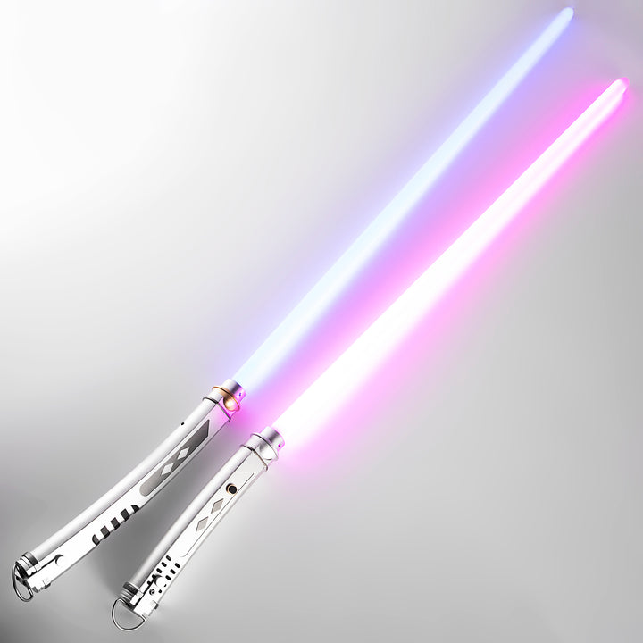 DamienSaber Lightsaber Ahsoka Variant Light Saber Force FX Lightsaber Double Blades & Handles