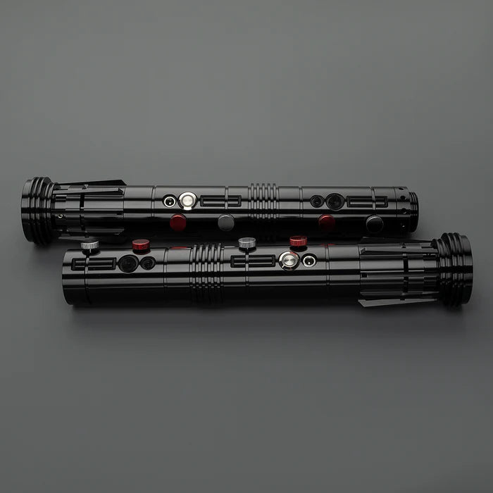 DamienSaber Lightsaber Darth Maul Saber Double Bladed Lightsaber Two Hilts Two Blades Hilt 26CM