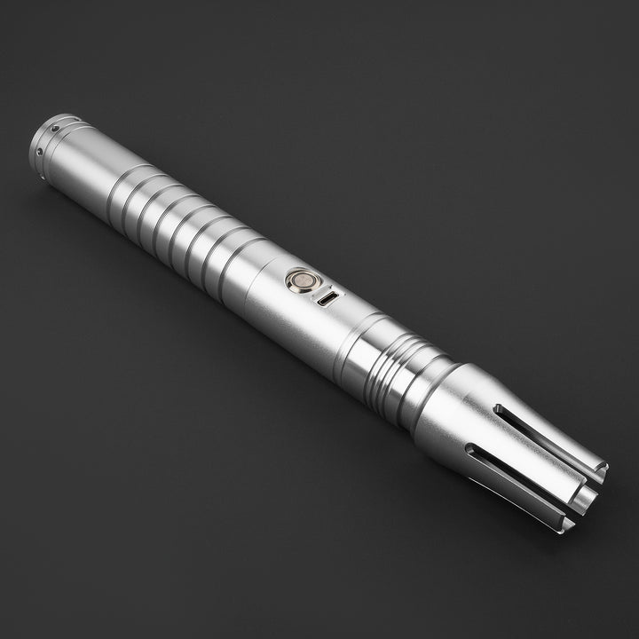 DamienSaber Lightsaber Duel Light Saber Infinite Color Chaging with 34 Sound Fonts Hilt 29CM