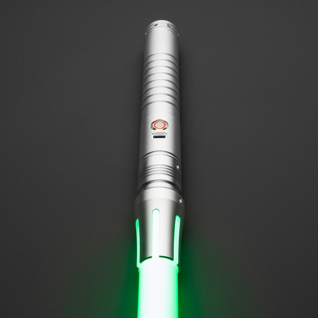 DamienSaber Lightsaber Duel Light Saber Infinite Color Chaging with 34 Sound Fonts Hilt 29CM