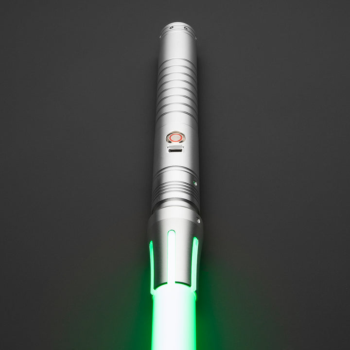 DamienSaber Lightsaber Duel Light Saber Infinite Color Chaging with 34 Sound Fonts Hilt 29CM