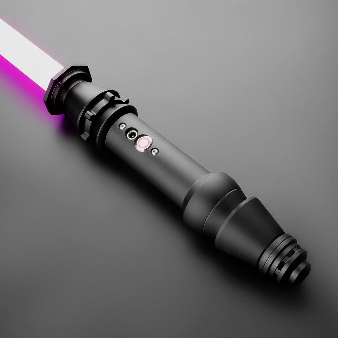 DamienSaber Lightsaber Rey Light Saber Inspiration Jedi Black Hilt 27CM