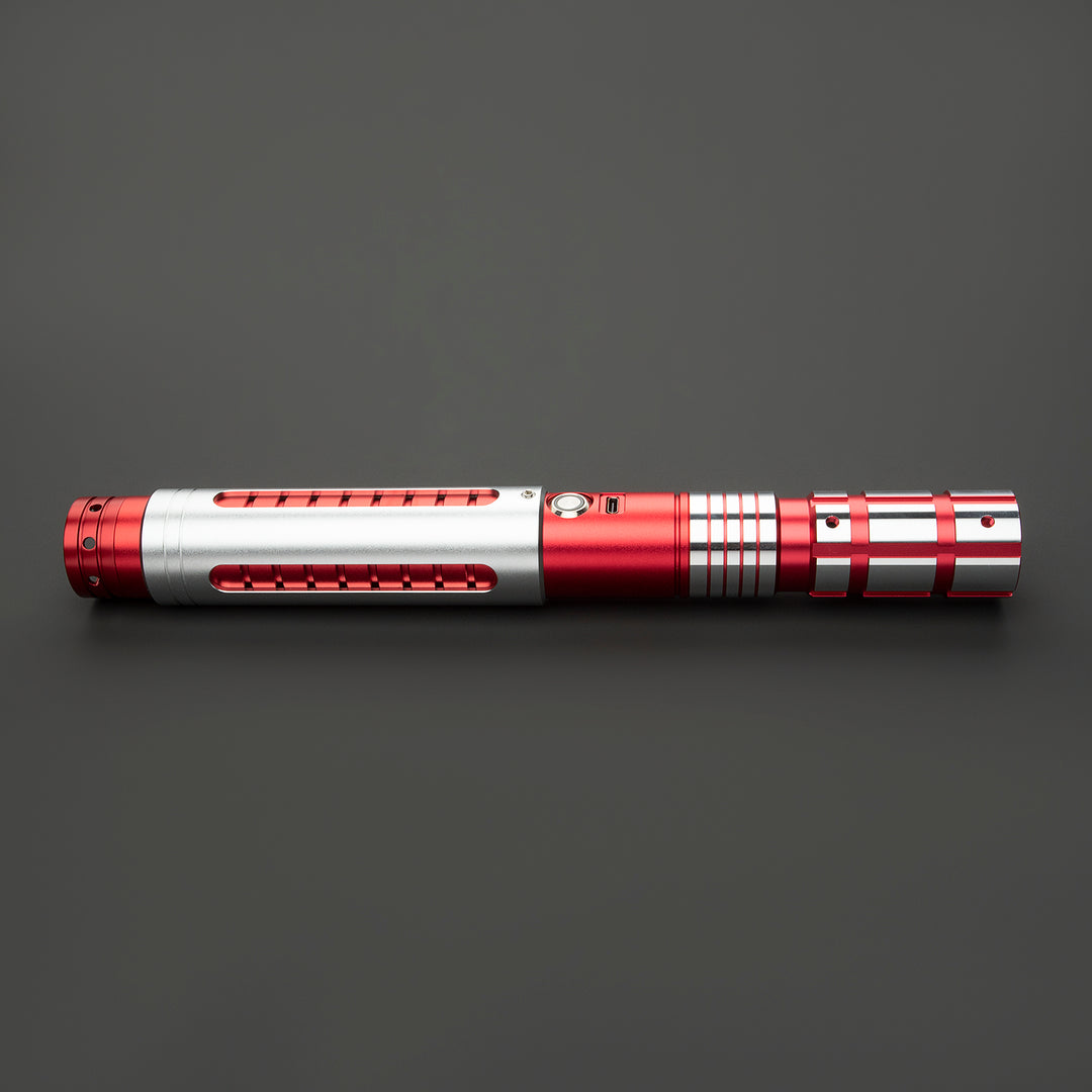 DamienSaber Lightsaber Dual Tone Light Saber Infinite Color Chaging with 34 Sound Fonts Hilt 29CM