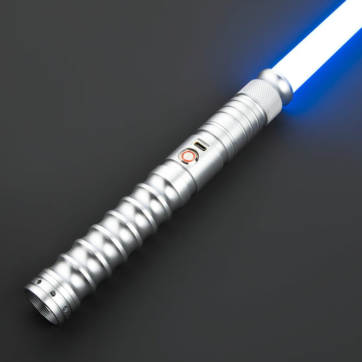 DamienSaber Lightsaber Force Heavy Dueling Combat Light Saber 16 Sound Fonts Hilt 27CM