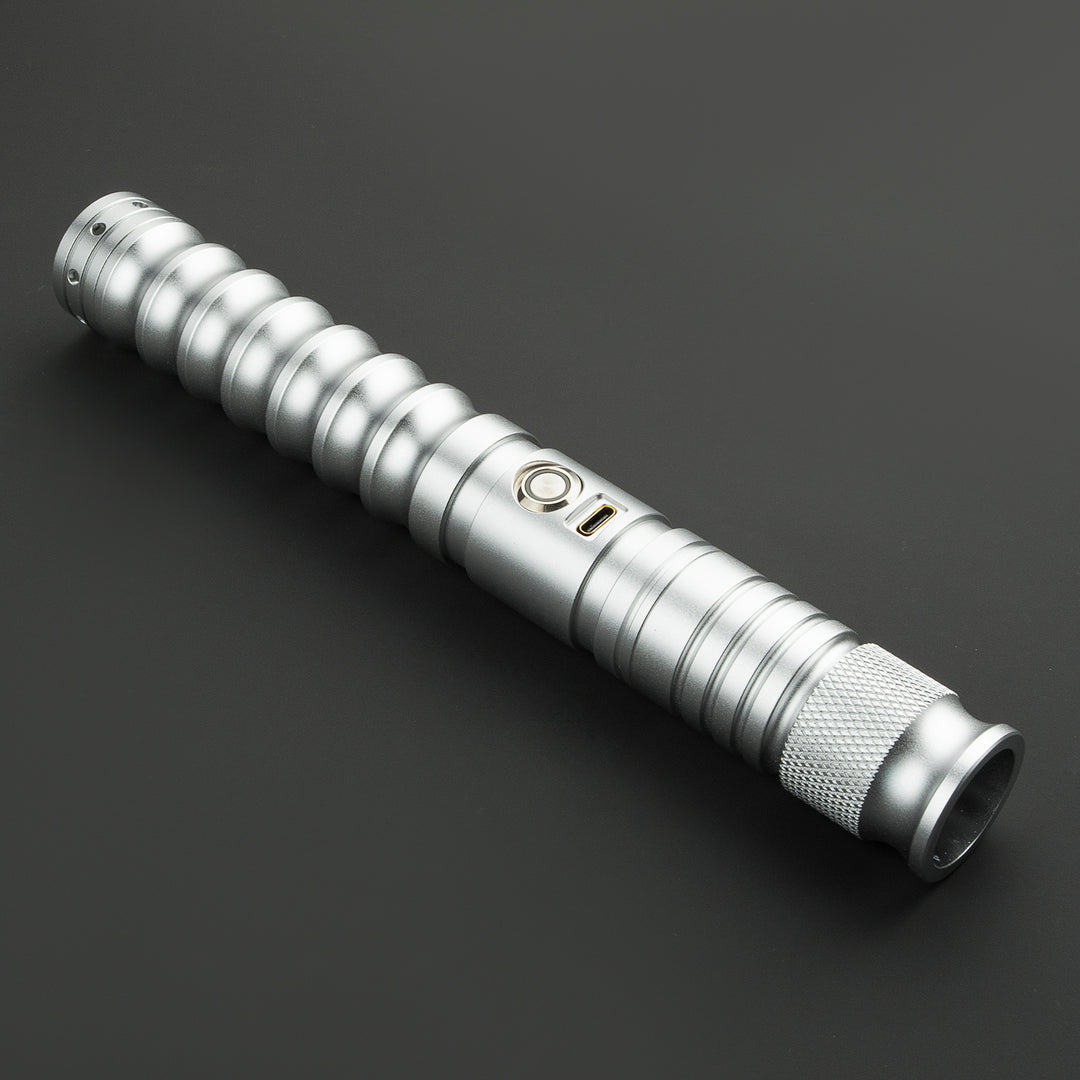 DamienSaber Light Saber Baselit 9 Sound Fonts Double Bladed Combainable Heavy Dueling Combat Lightsabers