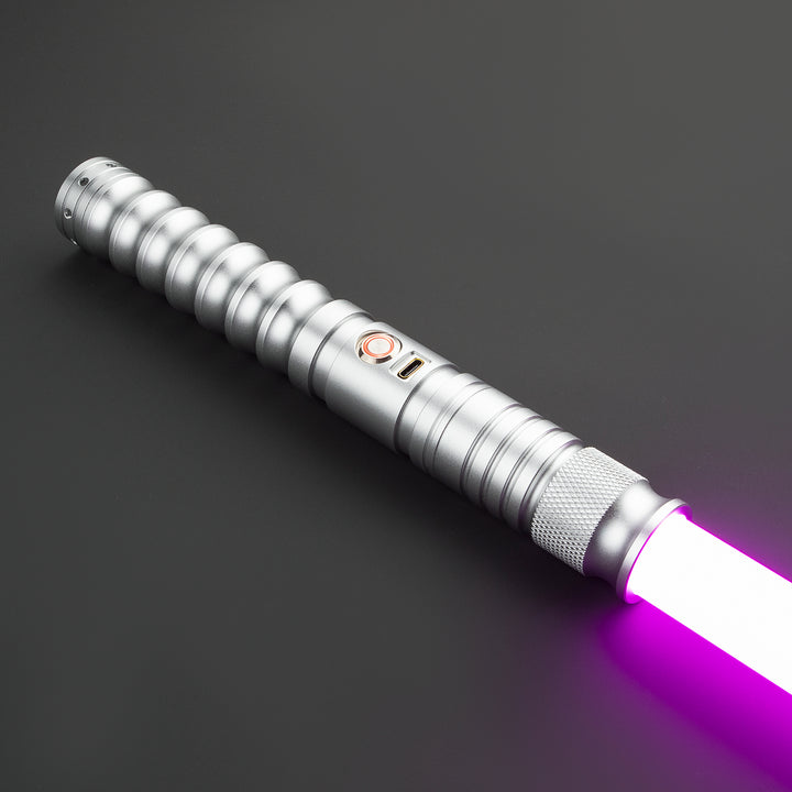 DamienSaber Light Saber Baselit 9 Sound Fonts Double Bladed Combainable Heavy Dueling Combat Lightsabers