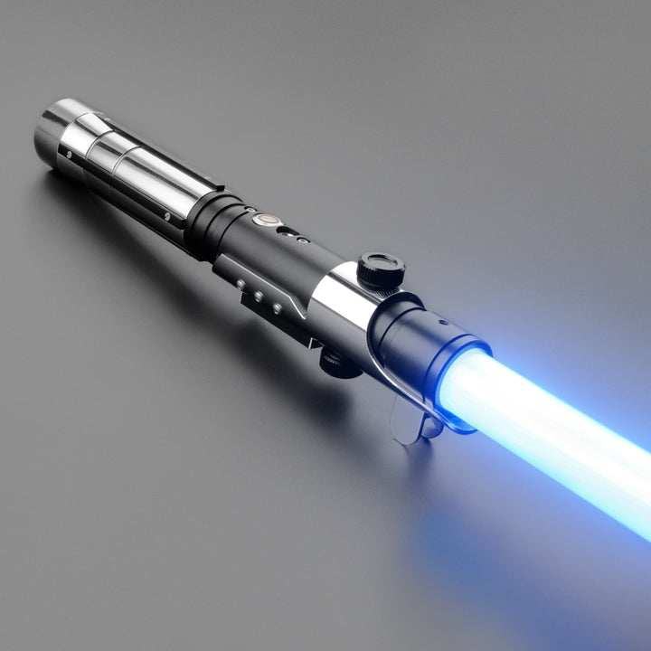 DamienSaber Lightsaber Starkiller Inspired Graflex Blue Light Saber Hilt 29CM