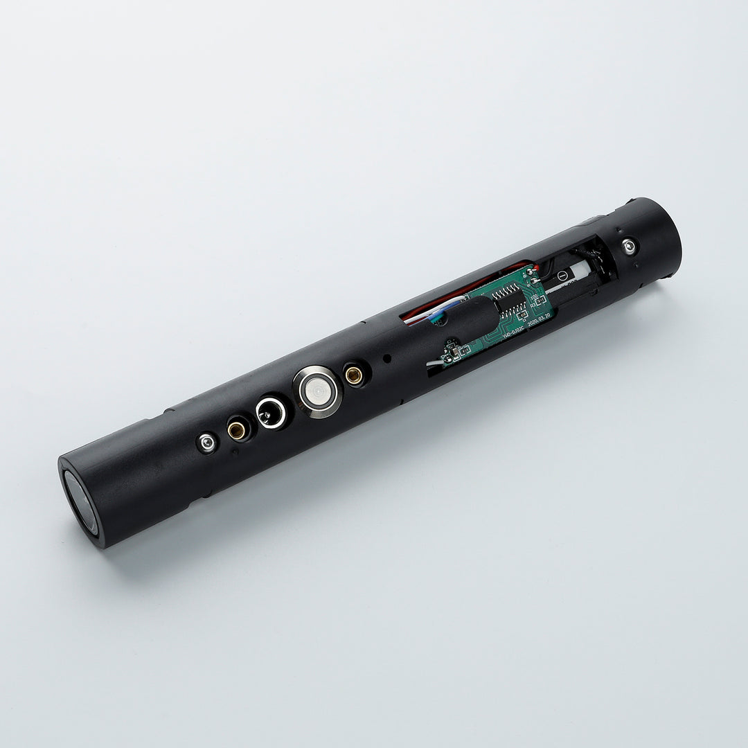 Damiensaber Lightsaber Soundboard Electronic Kit XRGB3.0 Xenopixel XENO3.0 Smooth Swing Soundboard with Infinite Color Changing 34 Sound Fonts FOC Lock Up Blaster Gravity Sensor Bluetooth APP Supporting Kit