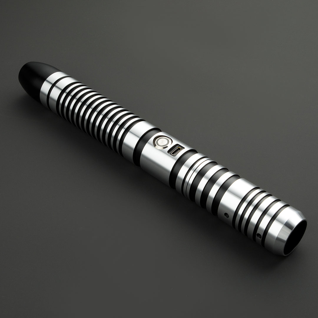 DamienSaber Lightsaber Combat Heavy Dueling FX Light Saber Bluetooth Connectable Hilt 29CM