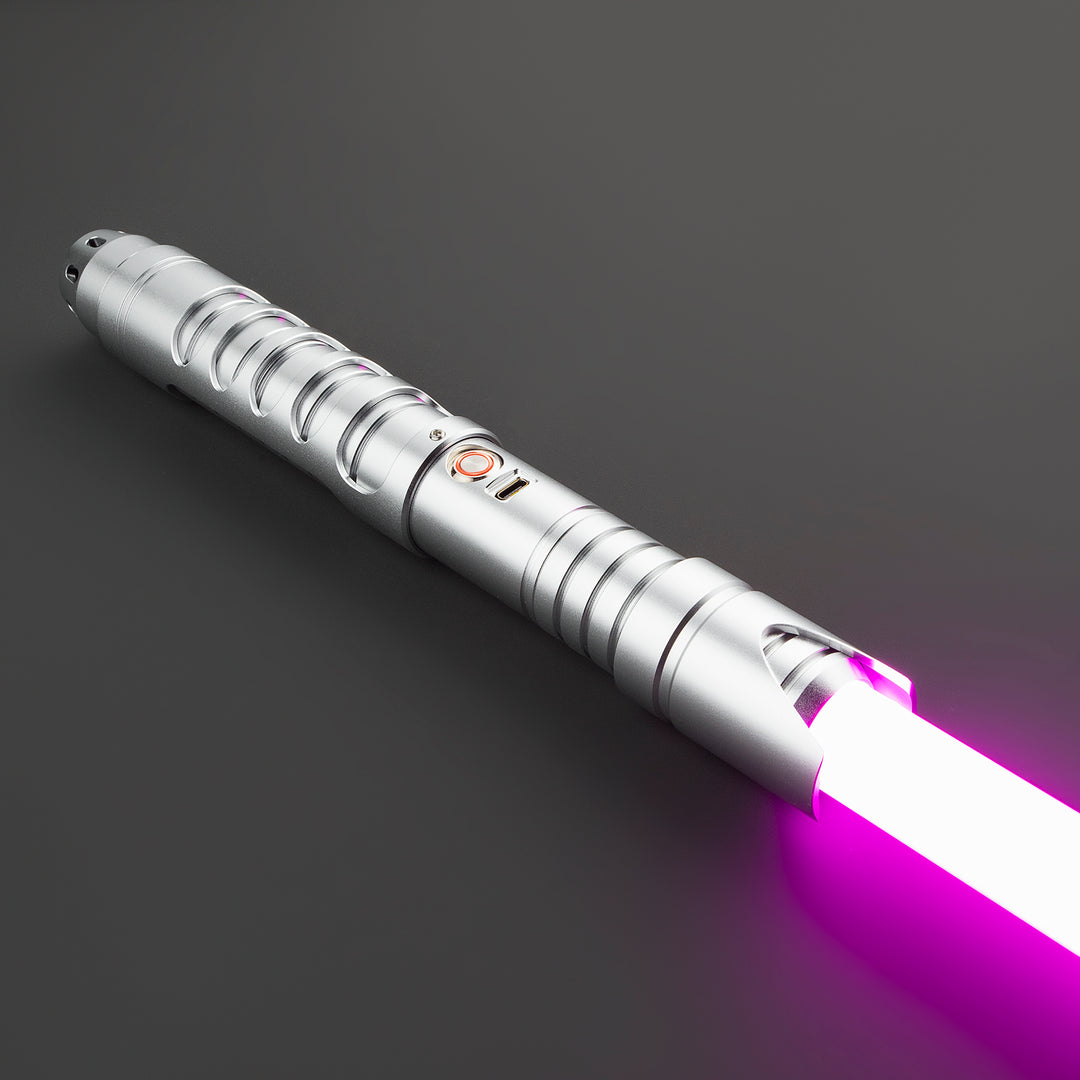 DamienSaber Lightsaber Combat Heavy Dueling Force Light Saber Bluetooth Connectable Metal Hilt 29CM