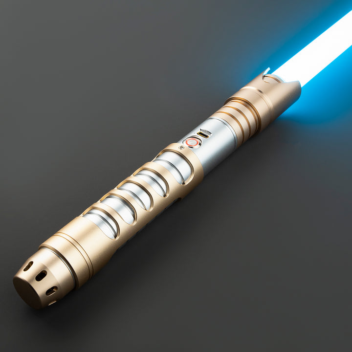 DamienSaber Light Saber Baselit 9 Sound Fonts Double Bladed Combainable Heavy Dueling Combat Lightsabers