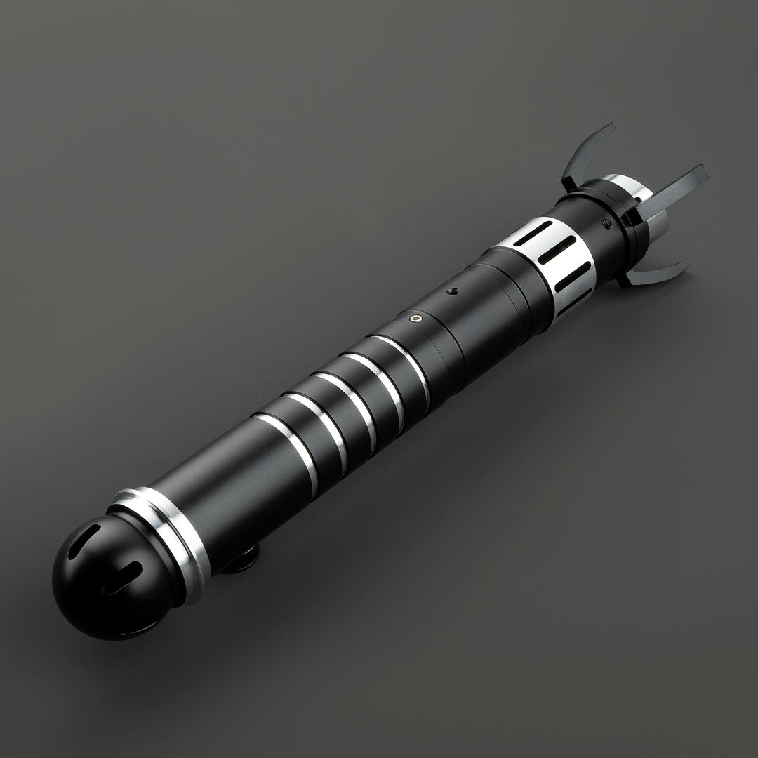 DamienSaber Lightsaber Loki Upgrade Force FX Light Saber Bluetooth Spider Black Hilt 28CM