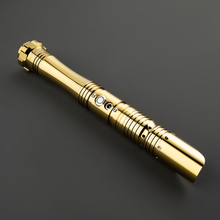 DamienSaber Lightsaber Combat Heavy Dueling Force Light Saber Bluetooth Connectable Metal Hilt 30CM