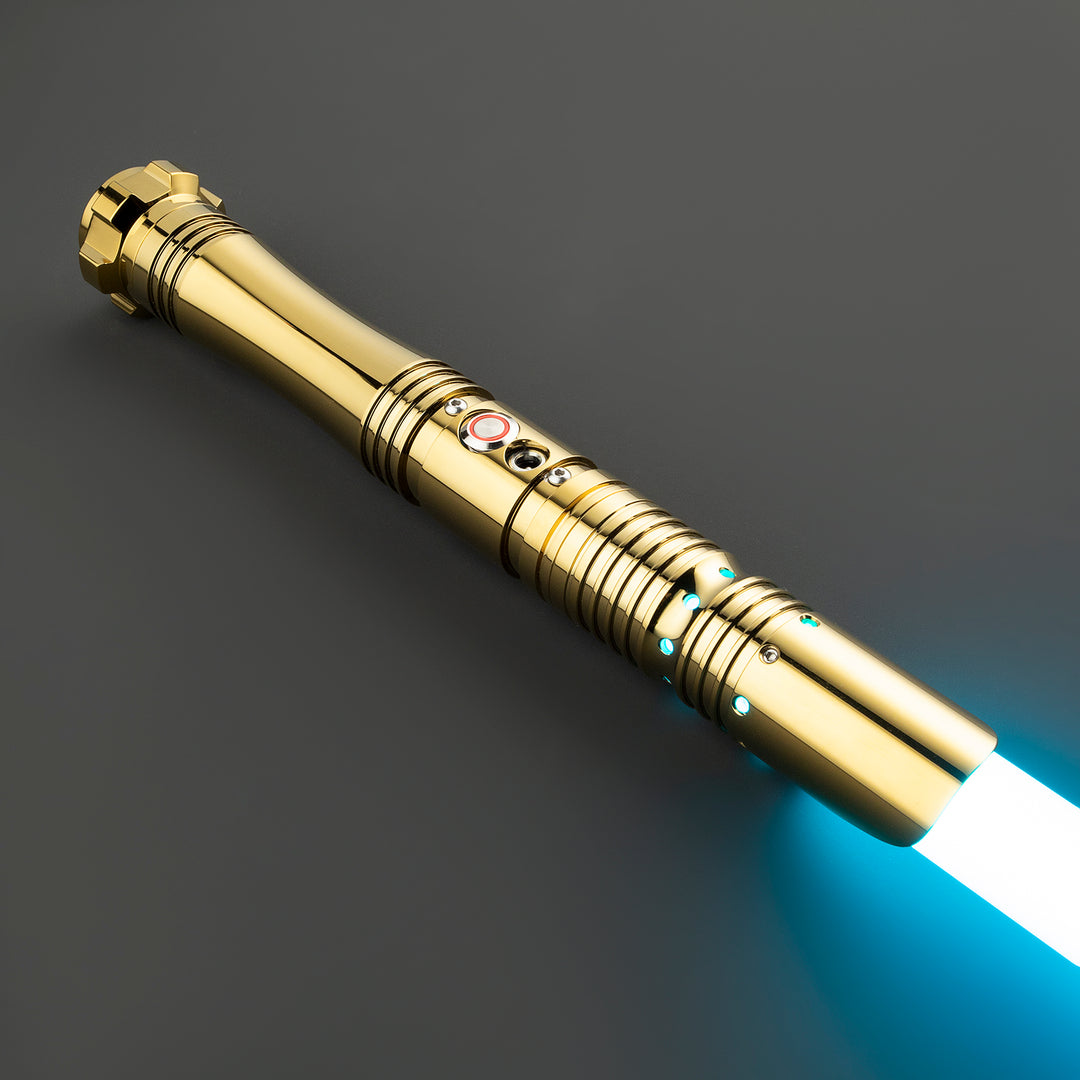 DamienSaber Lightsaber Combat Heavy Dueling Force Light Saber Bluetooth Connectable Metal Hilt 30CM