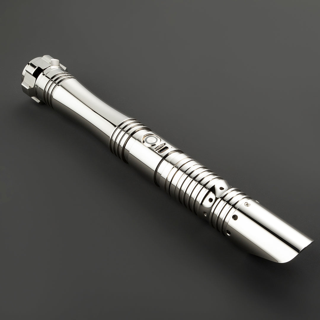 DamienSaber Lightsaber Combat Heavy Dueling Force Light Saber Bluetooth Connectable Metal Hilt 30CM