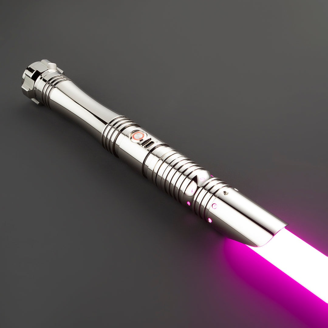 DamienSaber Lightsaber Combat Heavy Dueling Force Light Saber Bluetooth Connectable Metal Hilt 30CM