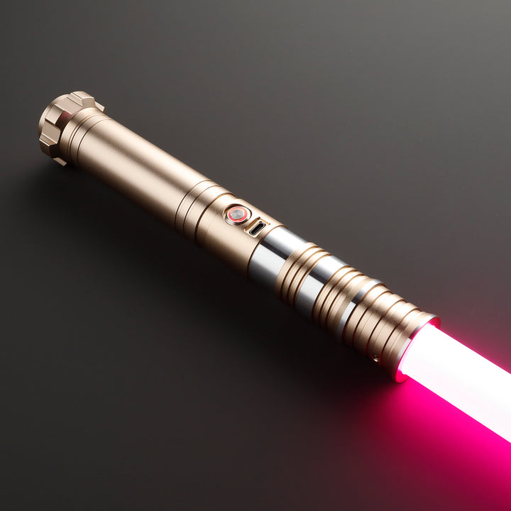 DamienSaber Lightsaber Revan Light Saber Inspiration Bluetooth Hilt 24.5CM