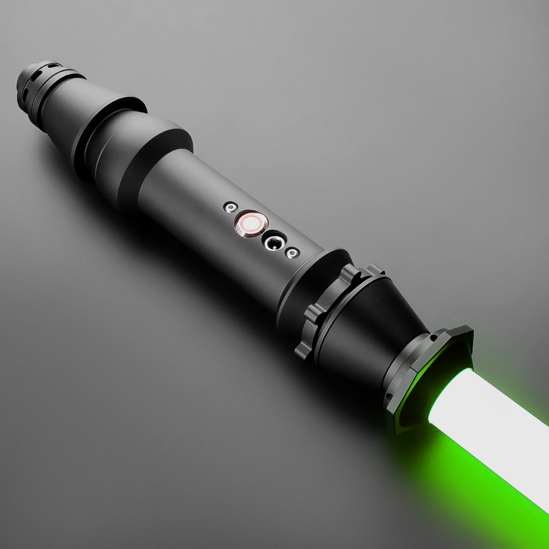 DamienSaber Lightsaber Rey Light Saber Inspiration Jedi Black Hilt 27CM