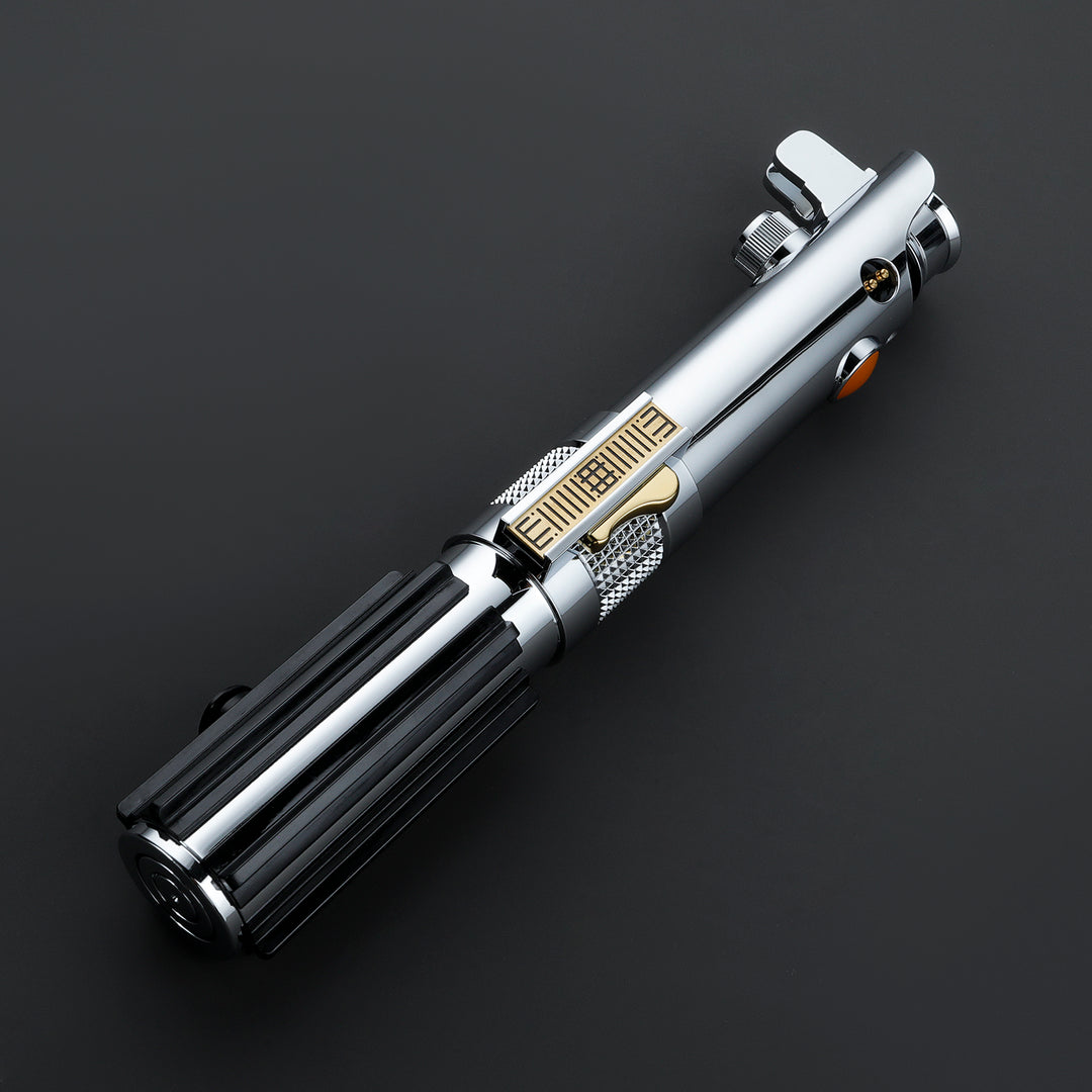 DamienSaber Lightsaber Anakin Skywalker ASW Lightsaber EP3 Blue Xenopixel V3 Pogo Core Bluetooth Hilt 28.3CM
