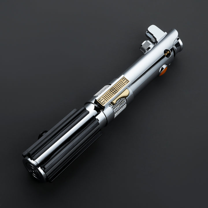 DamienSaber Lightsaber Anakin Skywalker ASW Lightsaber EP3 Blue Xenopixel V3 Pogo Core Bluetooth Hilt 28.3CM