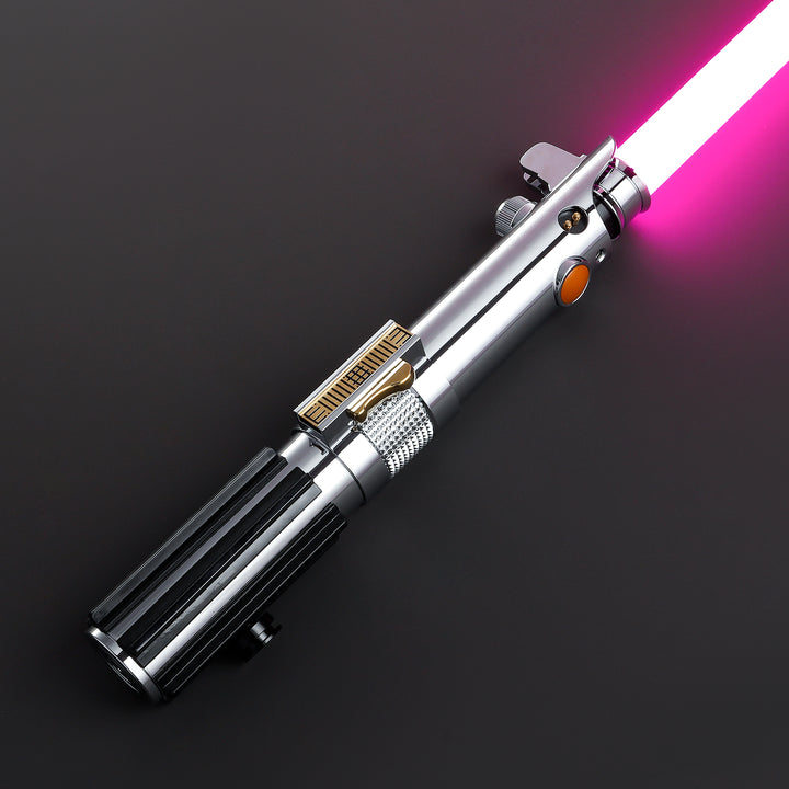 DamienSaber Lightsaber Anakin Skywalker ASW Lightsaber EP3 Blue Xenopixel V3 Pogo Core Bluetooth Hilt 28.3CM