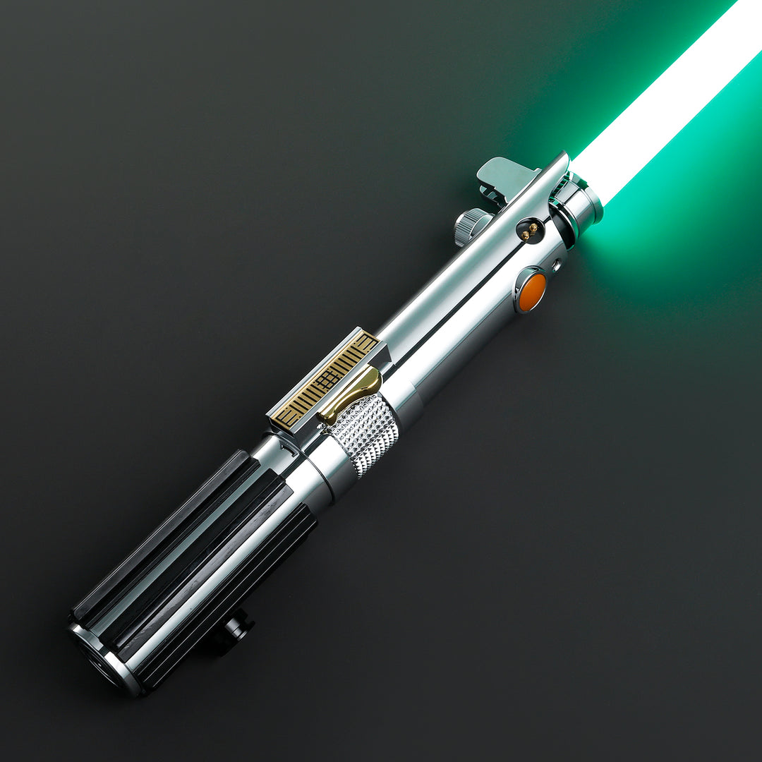 DamienSaber Lightsaber Anakin Skywalker ASW Lightsaber EP3 Blue Xenopixel V3 Pogo Core Bluetooth Hilt 28.3CM