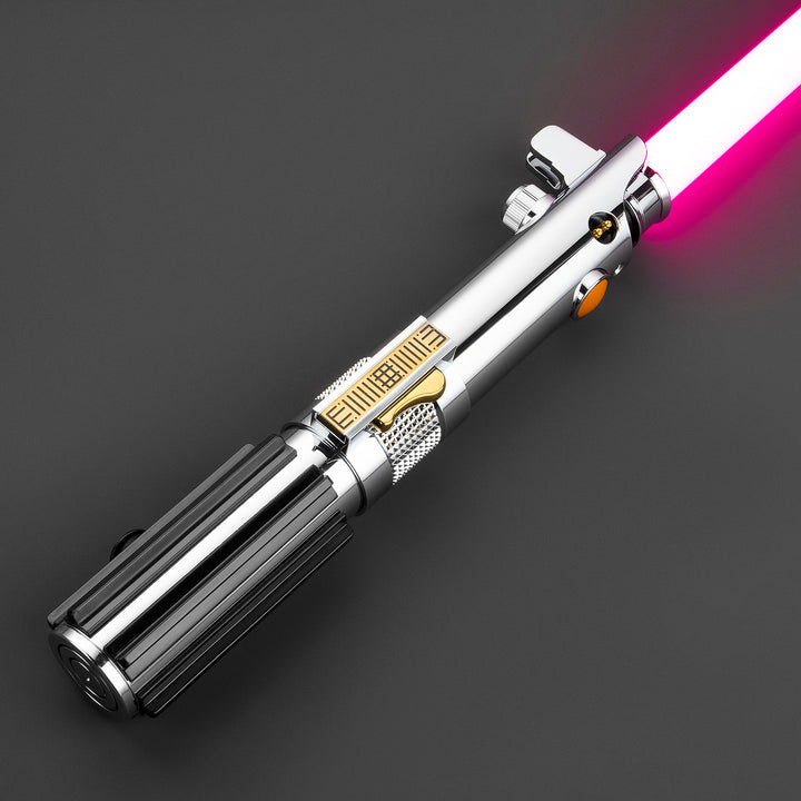 DamienSaber Lightsaber Anakin Skywalker ASW Lightsaber EP3 Blue Xenopixel V3 Pogo Core Bluetooth Hilt 28.3CM