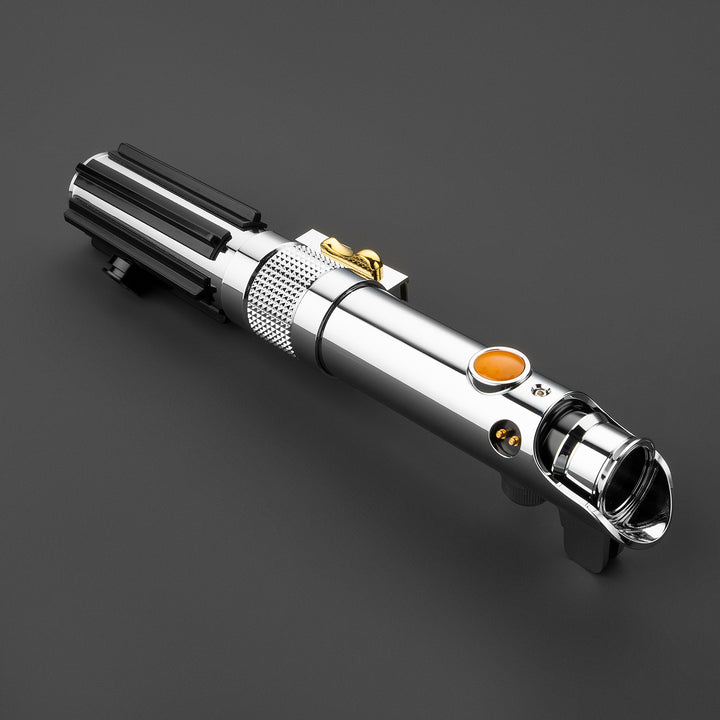 DamienSaber Lightsaber Anakin Skywalker ASW Lightsaber EP3 Blue Xenopixel V3 Pogo Core Bluetooth Hilt 28.3CM