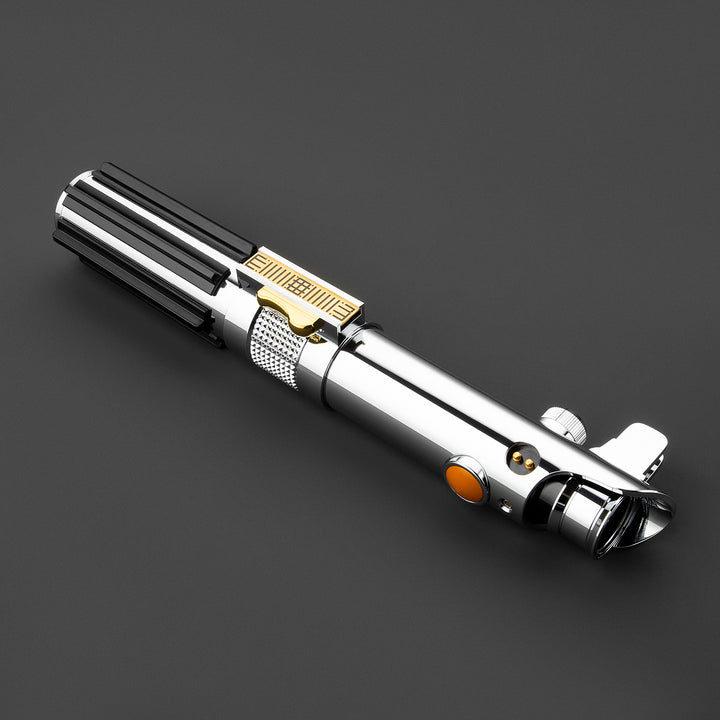 DamienSaber Lightsaber Anakin Skywalker ASW Lightsaber EP3 Blue Xenopixel V3 Pogo Core Bluetooth Hilt 28.3CM
