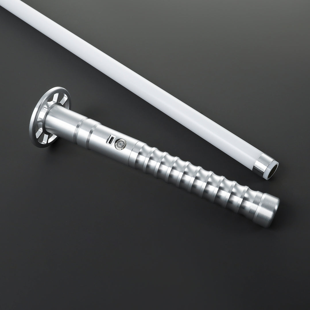DamienSaber® Combat Lightsaber for Competition Real Dueling XENOpixel 3.0 Long Hilt 30CM
