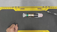 DamienSaber Original Lightsaber LED Screen Crystal Saber Hilt 31CM