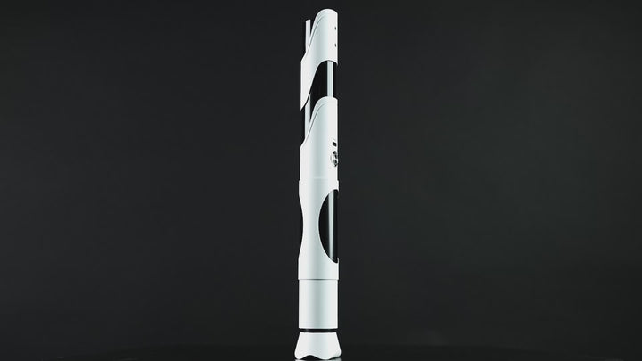 DamienSaber Lightsaber HX Series White Lightsaber Bluetooth Xeno V3 Core Hilt 29CM
